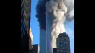 The 2nd World Trade Center Attack - flittering object