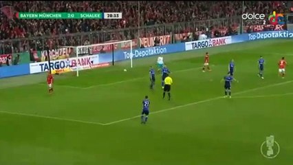 Robert Lewandowski Second Goal HD - Bayern Munich 3-0 FC Schalke 01.03.2017 HD