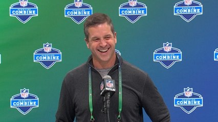 John Harbaugh on brother Jim: 'He's just being himself...he's really fun to play for'
