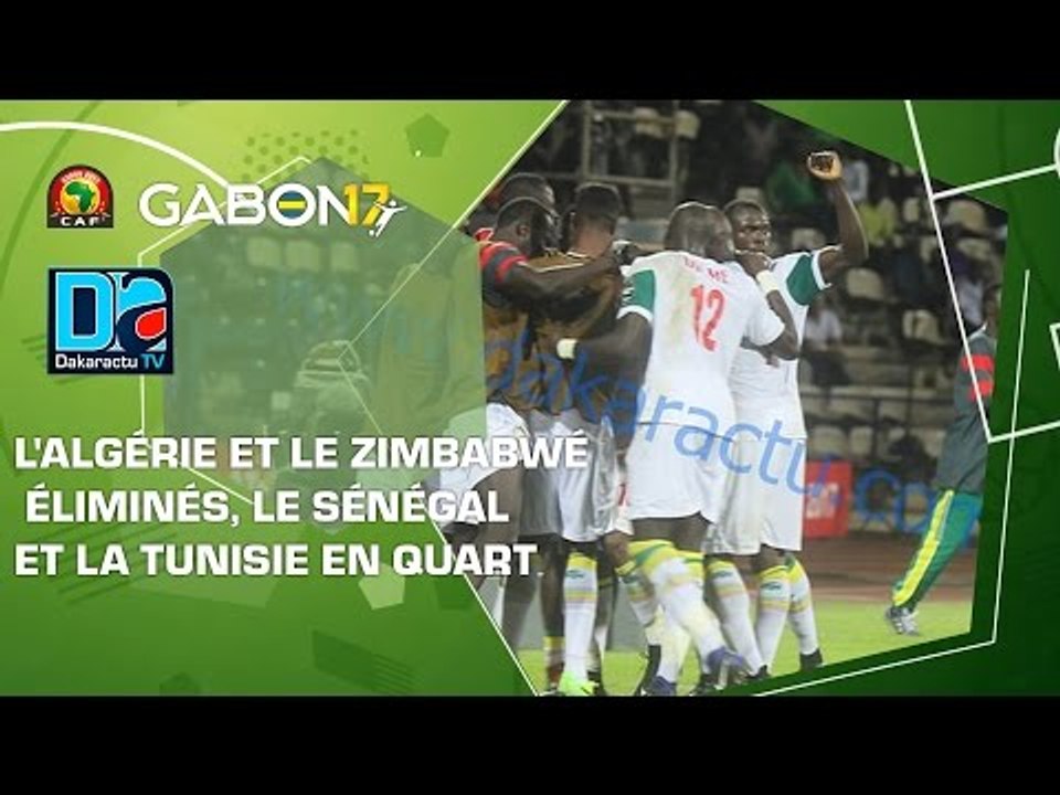 L'algérie et le Zimbabwé éliminés, le Sénégal et la Tunisie en quart