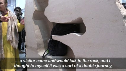 French artist rocked by his week inside boulder