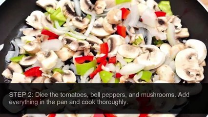 How to make a Vegetable and Cheese Omelette