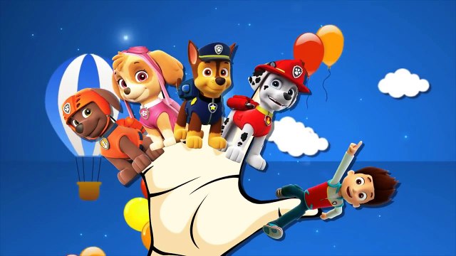 Paw Patrol Cartoons Finger Family Nursery Rhymes | Paw Patrol Finger Family Rhymes For Children