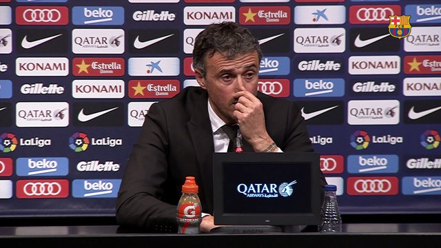 Luis Enrique anuncia que no será el entrenador del Barça la temporada 2017/18