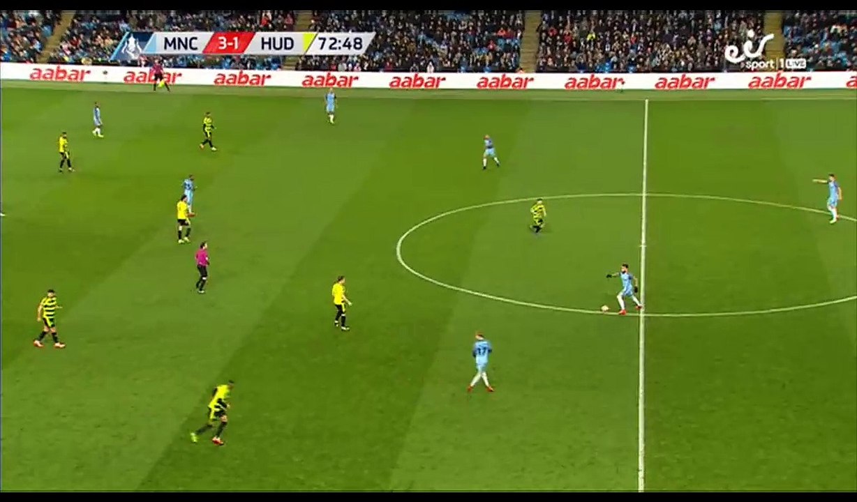 Sergio Aguero Goal HD - Manchester City 4-1 Huddersfield - 01.03.2017