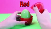 Learn Colors with Surprise Eggs Nesting Stacking Cups in English Learn Colours Play-Doh Eg