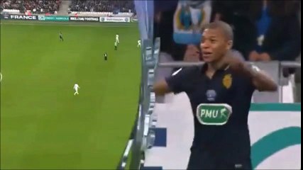 Kylian Mbappe Goal vs Marseille (1-2)