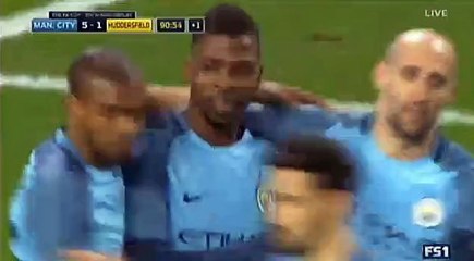 Kelechi Iheanacho Goal Manchester City 5 - 1 Huddersfield FA Cup 1-3-2017