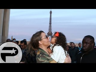 Mariah Carey et ses jumeaux ne passent pas inaperçue à la Tour Eiffel