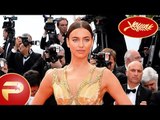 Cannes 2015 - Irina Shayk exquise en robe dorée Versace