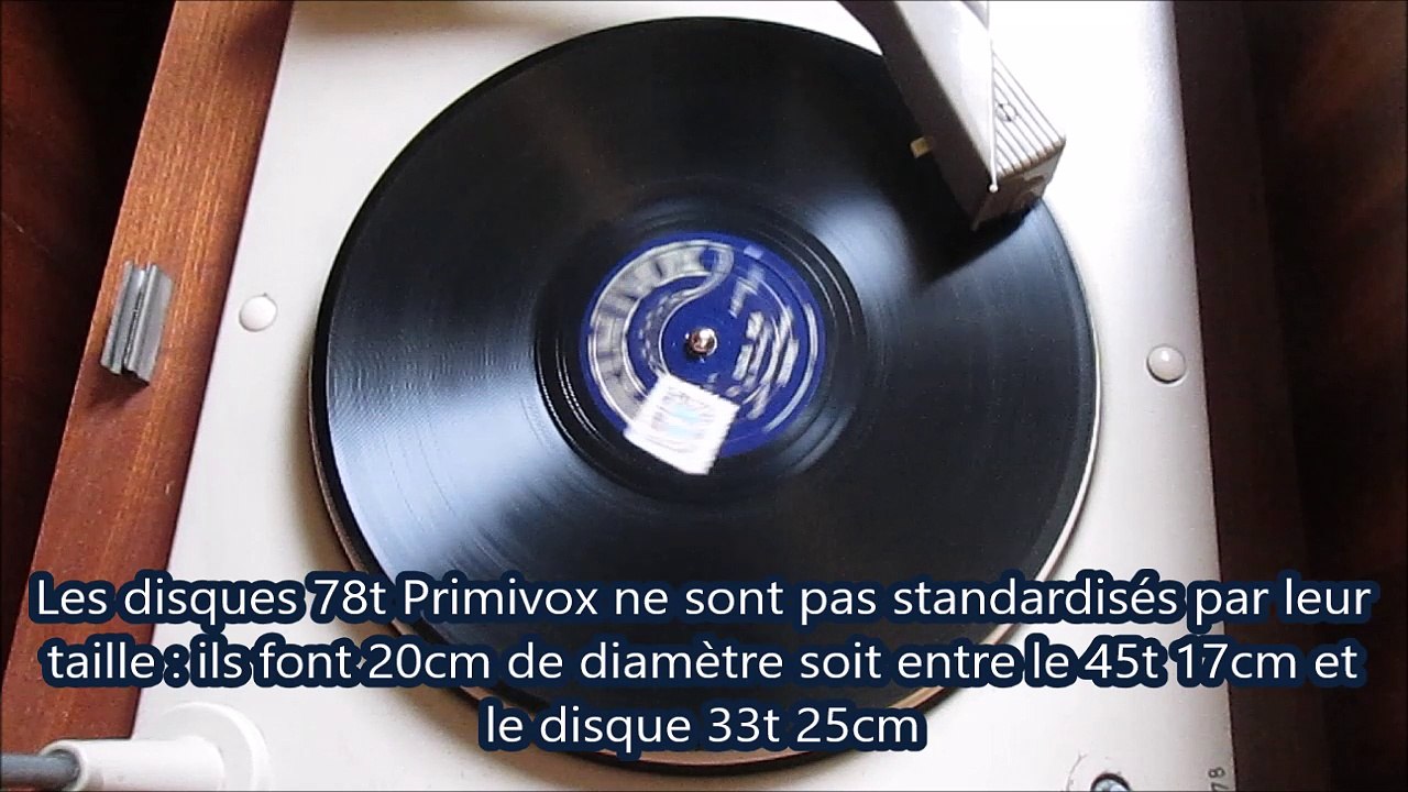 Primivox - O cara mia - Capitol Dance Orchestra (78t repiqué sans retouches par Je disque je veux)