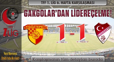 Göztepe: 1-Elazığspor:1 Özet