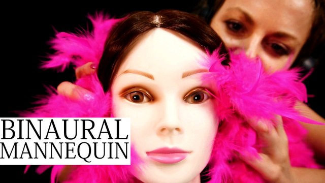 Fabulous ASMR Binaural Mannequin Head Massage! Ear Cleaning, Ear Massage & Light Ear Cupping