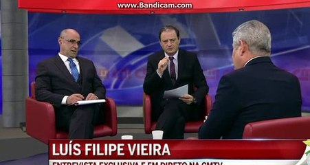 Luis Filipe Vieira fala em direto sobre Jesus pela primeira vez