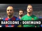 PES 17 BARCA / DORTMUND - Un gameplay accessible