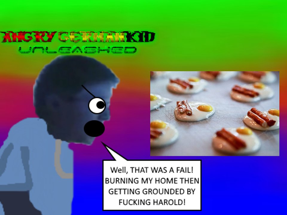 AGK Unleashed Episode 23: Angry German Kid tries to make sausage eggs