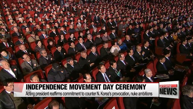 Acting president reaffirms commitment to counter N. Korean provocations, nuclear ambitions