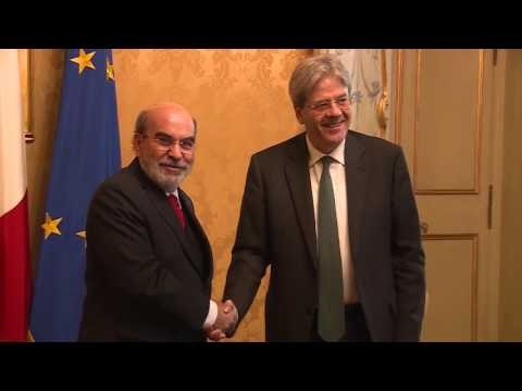 Roma - Gentiloni incontra il Direttore Generale FAO José Graziano da Silva (01.03.17)