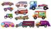 Learning Street Vehicles - Street Cars and Trucks - Childrens Educational Flash Card Videos