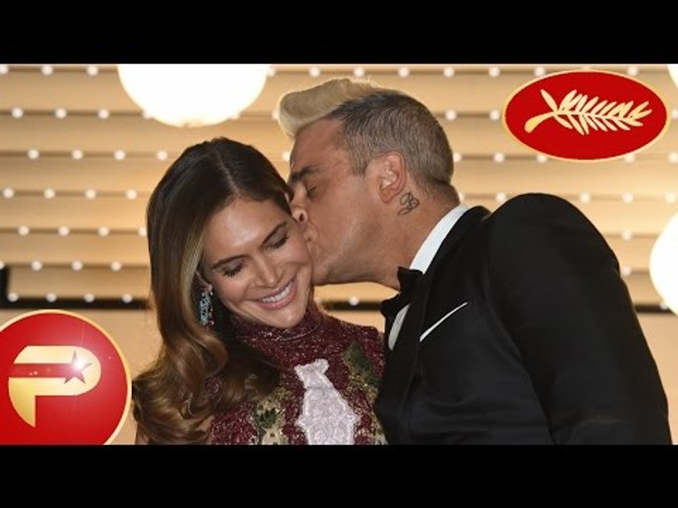 Cannes 2015 - Robbie Williams très amoureux sur le tapis rouge
