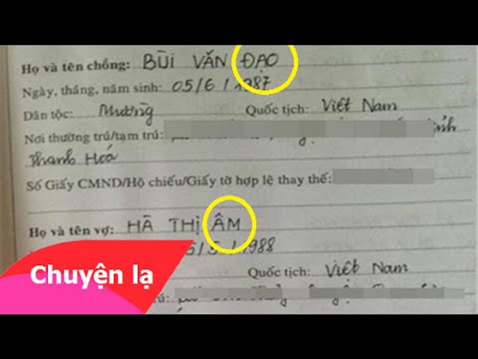 Chuyện lạ Việt Nam - Top 15 cái tên kỳ lạ nhất Việt Nam