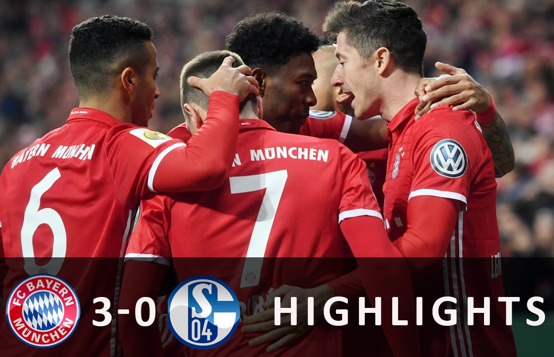 Bayern Munich vs Schalke 3-0 All Goals & Extended Highlights 02/03/2017 DFB-Pokal Semi-Final