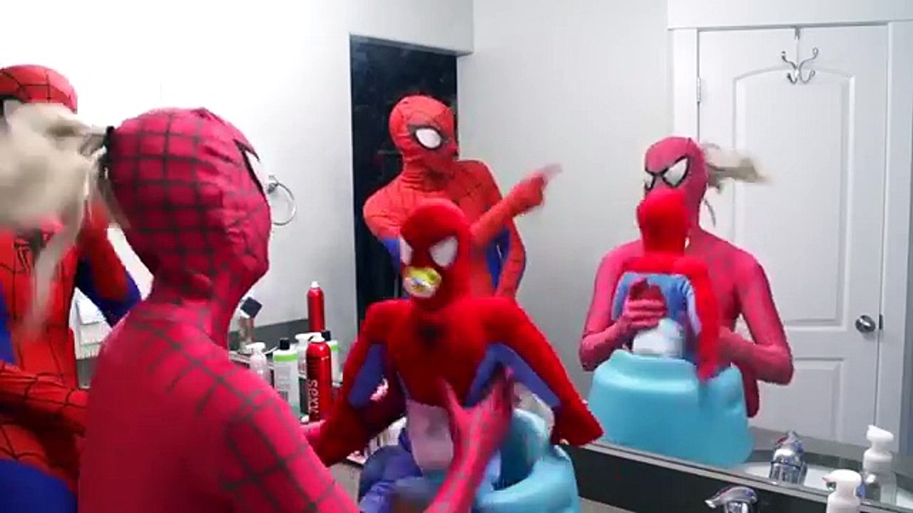 HULK BABYSITS VS MALEFICENT VS PINK SPIDERGIRL VS SPIDERMAN WITH VENOM & JOKER FUNNY SUPER