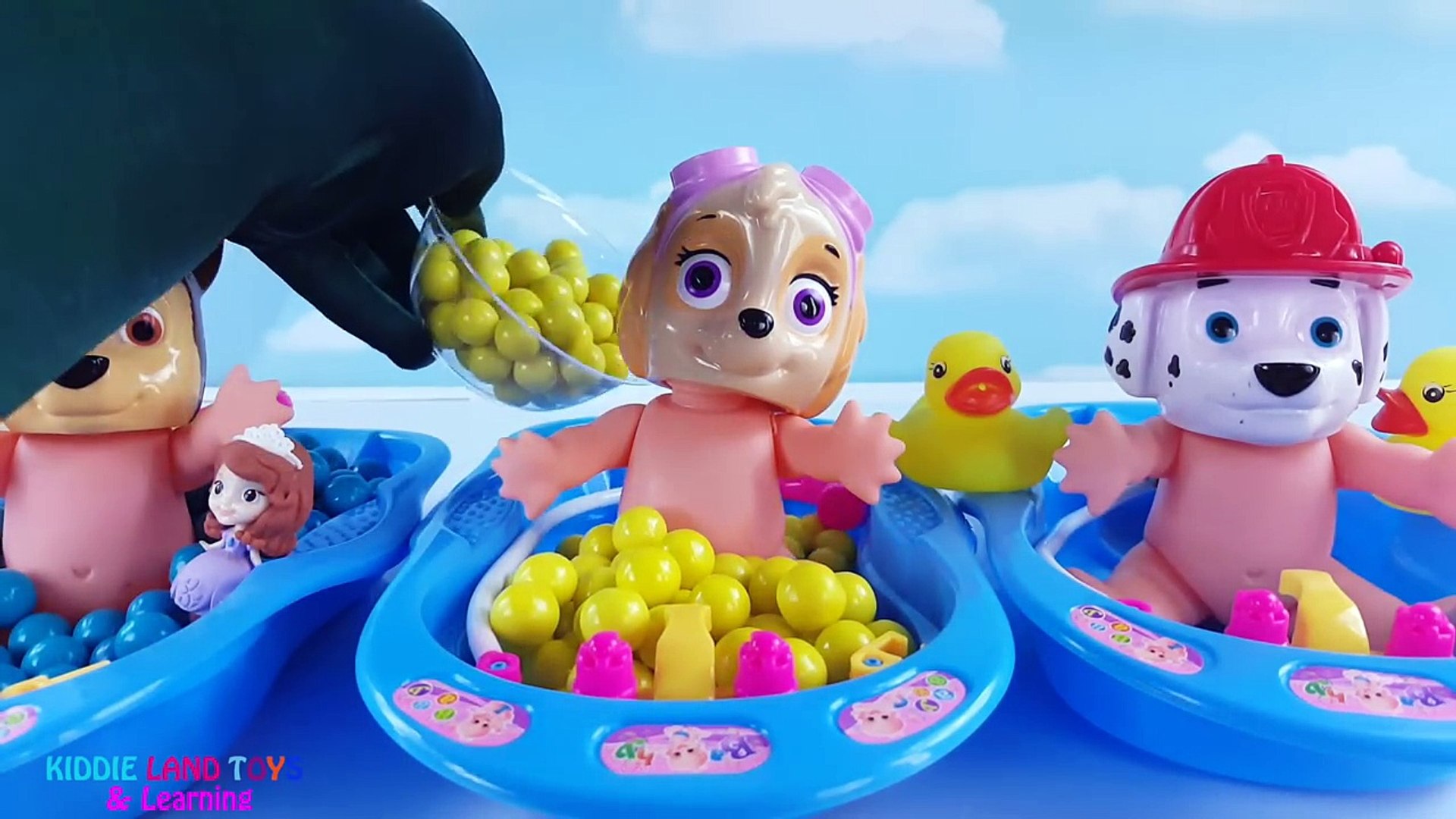paw patrol marshall bath toy