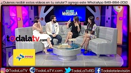 Nashla Bogaert cuenta su experiencia de grabar Reinbou con un niño-Esta Noche Mariasela-Video