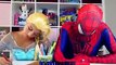 Frozen Elsa & Spiderman vs Maleficent SLEEPING POTION w/ Joker Rapunzel Fun Superhero in r