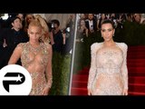 Beyonce et Kim Kardashian en robe dénudée au Met Gala 2015