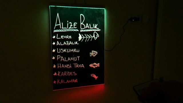 YAZ-SİL IŞIKLI NEON LED TABELA / UZAKTAN KUMANDALI / 50X70 CM. || SİPARİŞ İÇİN: 0332 606 06 52 ARAYIN