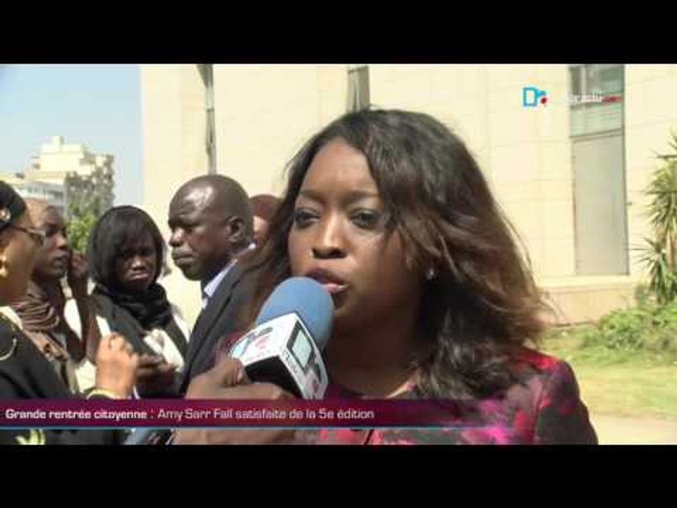 Grande rentrée citoyenne : Amy Sarr Fall satisfaite de la 5e édition