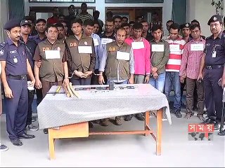 না.গঞ্জে ভুয়া ডিবি পরিচয়ে ছিনতাইয়ের সময় আটক ১০