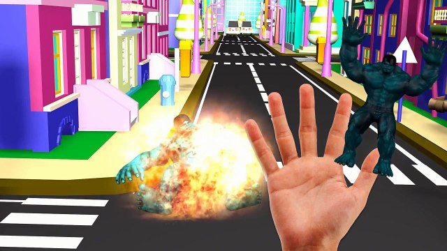 Палец семья Халк Человек-Паук мультфильм 3D | Железный человек Мультфильмы Finger Семья Дети потешки