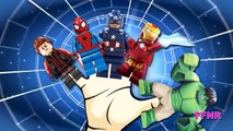 Finger Family Minions Superheroes Cartoon | Monster Truck Finger Family Rhymes For Children