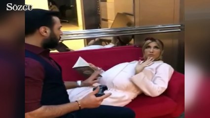 Alişan ve Çağla Şikel'den güldüren hamilelik videosu