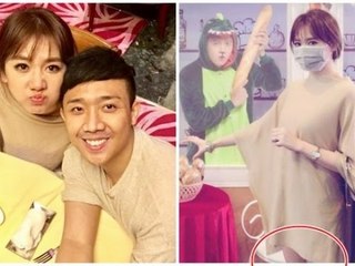 Che mặt kín mít nhưng ai cũng hoảng khi nhìn xuống phần dưới của Hari Won