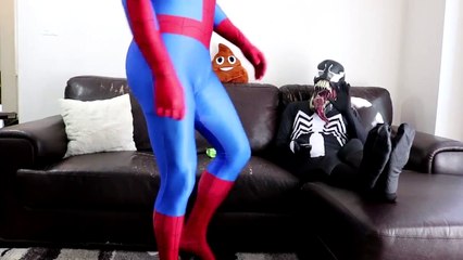 Superhero Monster Fart Prank Whoopee Cushion Spiderman vs Joker vs Venom vs Elsa vs Zombie
