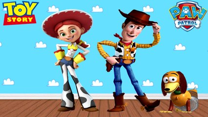 Christmas gift Finger Family | Ryder, Dora, Masha transform into Toy Story characters