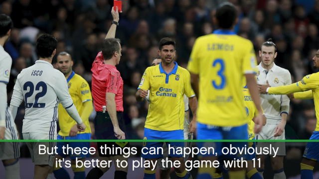 Bale apologsied after red card - Zidane