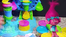 Играть doh Кекс сюрприз игрушки тролли Веселые Детские песни для цвета и учим цифры