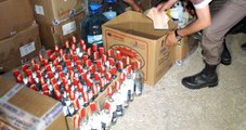 Ataşehir'de 1 Milyon Lira Değerinde Sahte İçki Ele Geçirildi