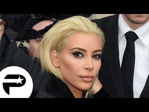 Kim Kardashian change de look : Blond platine, elle se fait rock !