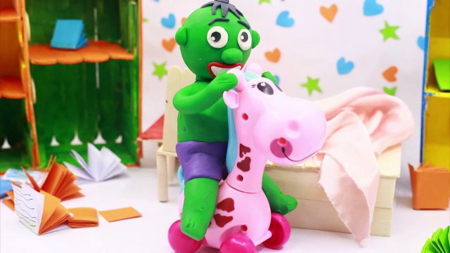 Bad Baby Hulk Take Toy's Elsa Baby Superhero In Real Life Stop Motion Animation movies