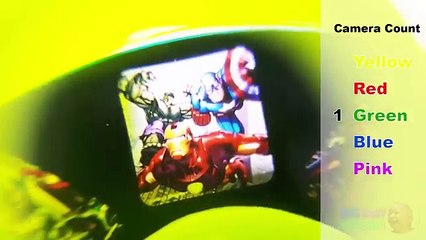 Learn Colours with Cameras! Fun Learning Contest with Disney Princess Spongebob TMNT!