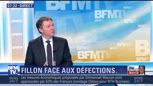 Pour Sébastien Huyghe, François Fillon doit se retirer car il n'est plus en position de l'emporter