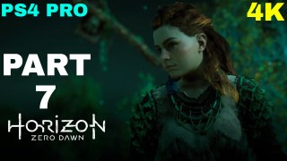 Horizon Zero Dawn 4K 2017 Gameplay Part 7 - Bandit Camp (PS4 PRO)