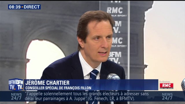 Jérôme Chartier dénonce une machination pour assassiner François Fillon