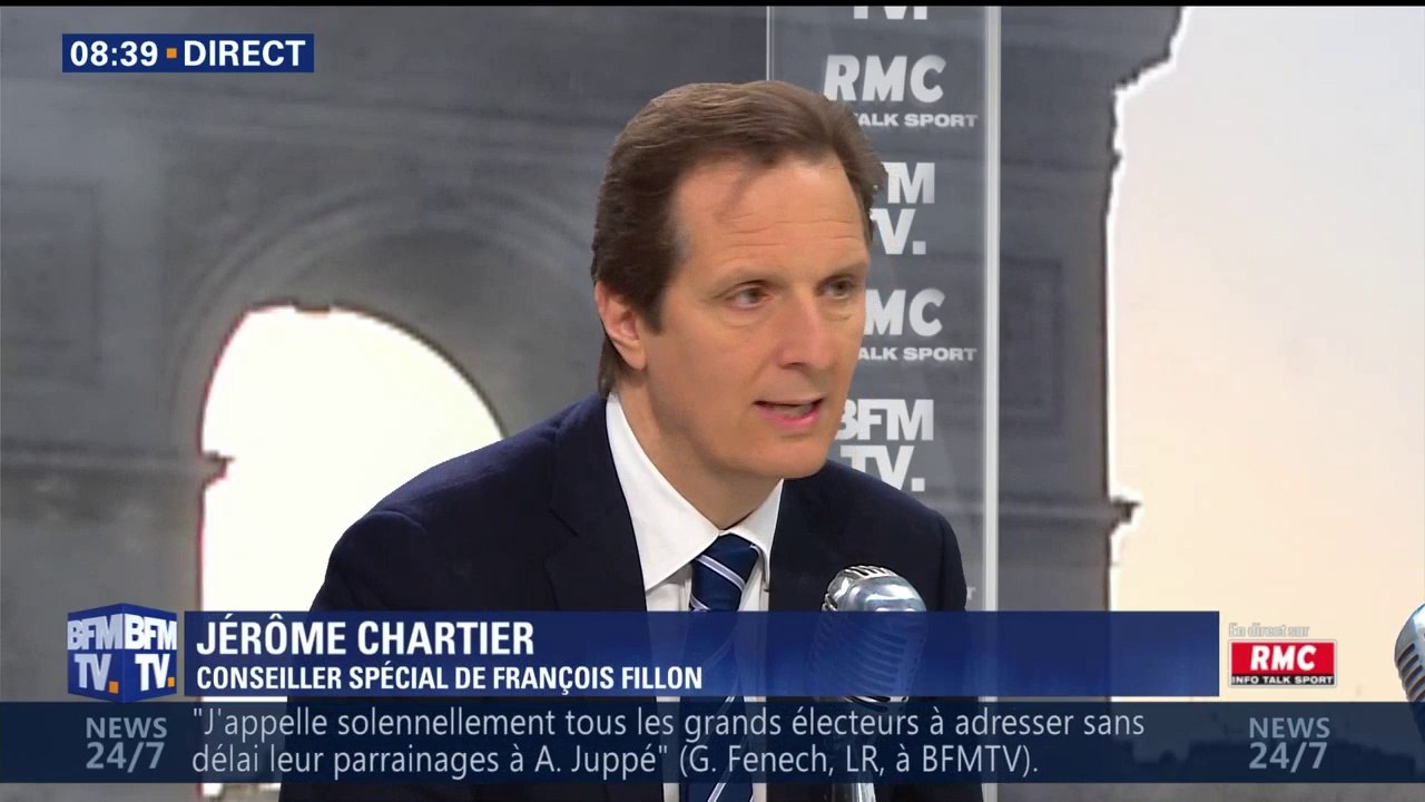 Jérôme Chartier dénonce "une machination" pour assassiner François Fillon